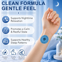 Acentiallabs Healthcare Dream Patch pour le sommeil, soulagement du stress, aide au sommeil, autocollant transdermique vitaminé, favorise la relaxation nocturne