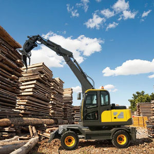 Ce Goedgekeurde Houtgrijper Wiel Graafmachine Gebruikt Kleine Emmer 4ton 7ton 8ton Graver Wielen Hydraulische Graafmachine Met Log Grijper - Product Image 1