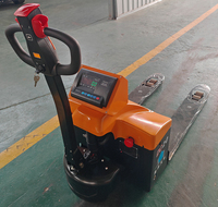 Chariot à palettes électrique à batterie lithium-ion 2 tonnes avec balance numérique intégrée Capacité de charge de 2000 kg pour les opérations agricoles