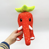 Peluche Pixel Strawberry Elephant, personnage de jeu, marchandise, Steal Brainrot, peluche Roblox