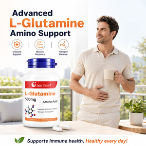 Suplemento de L-Glutamina de Alta Calidad Shecome 500mg para Adultos, Mejora la Inmunidad, Cápsulas de L-Glutamina - Product Image 2