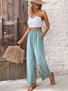 2026 new european american style women high waist casual pants slim fit fashionable daily trousers - Product Image 6