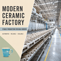 Servicio Completo de Fabricación de Tazas de Cerámica con Diseño de Marca, Listas para Regalo, Exportación a Granel, Venta al por Mayor para Empresas de Eventos de Comercio Global