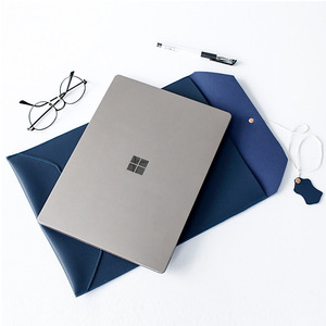 <b>A4</b> vertical document bag with rope binding, PU leather exam paper bag, storage bag, briefcase, <b>file</b> folder, customizable. - Product Image 2