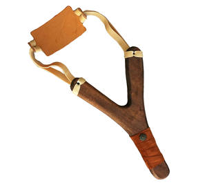 Spain Brand Hot Selling Safety Handcrafted Medieval Style <b>Toy</b> Set Slingshot Rustik + 3 Cork <b>Balls</b> For Kids Gift - Product Image 3
