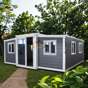 Nhà sản xuất nhà ở Trung Quốc, nhà di động lắp ghép <span class=keywords><strong>2</strong></span> phòng ngủ 1 phòng tắm, nhà container gấp đôi cánh, nhà thép ngoài trời, văn phòng di động - Product Image 1