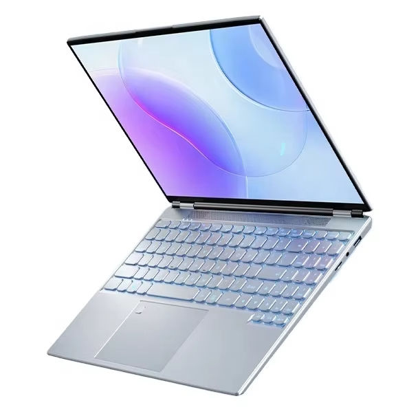 16 Inch IPS Business Laptop 7Color RGB Backlit Keyboard SSD 90Hz Win11 UltraSlim Bezel 180° Hinge HD Webcam English Layout