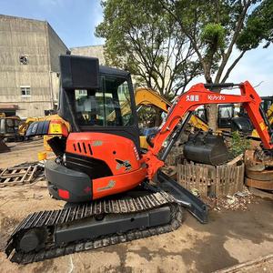 รถขุดขนาดเล็ก 3.5 ตัน ยี่ห้อ KUBOTA รุ่น U-35 แบบตีนตะขาบ ประหยัดน้ำมัน ใช้สำหรับงานเกษตร นำเข้าจากญี่ปุ่นแท้ มือสอง - Product Image 1