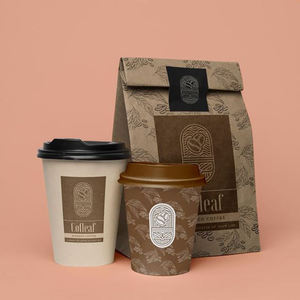 8Oz 12Oz 16Oz 20Oz biodegradable desechable café Etiopía cartón Individual Doble paredes taza de papel de café con tapa personalizada - Product Image 3