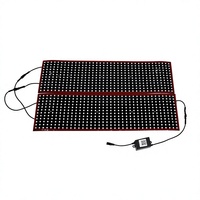 Kingshowstar Éclairage d'ambiance intérieur LED 24V pour pare-brise, effet œil de démon, modes dynamiques multiples, pour camions et véhicules