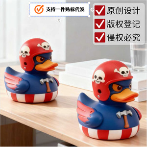 Resin Duck Ornament Green Muscular Duck <b>Desk</b> Decor Artistic Home Decoration Office <b>Study</b> Gift - Product Image 5