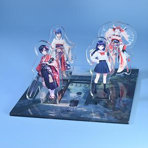 HanXin Customizable Kpop & Anime Acrylic Standee Keychain Charm Plastic Crafts Custom Keychain with Standee Design