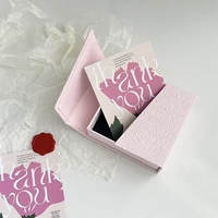 Boîte à bijoux magnétique écologique et recyclable avec emballage en carton rigide pour collier, bague, bracelet, cadeau
