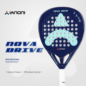 Raqueta de Pádel Caston Sports IANONI <span class=keywords><strong>NOVAL</strong></span> DRIVE - Azul Marino, Fibra de Carbono, Superficie 3D, Núcleo de Espuma Viscoelástica EVA de Alta Densidad - Product Image 1