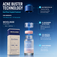 Traitement liquide anti-acné à l'acide salicylique, personnalisé OEM, très vendu à l'international, avec Quaternium-73 et Niacinamide pour éliminer les boutons et les imperfections.