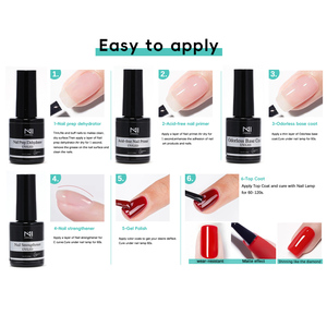 ZRKGEL Fórmula Profesional para Salón OEM Libre de Crueldad Animal Gel para Uñas de Secado Rápido y Autonivelante, Capa Superior, Gel Base, Gel Adhesivo, Prebase para Uñas - Product Image 6