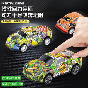 2025 Voiture de Sport Miniature en Alliage à Friction, <span class=keywords><strong>Camion</strong></span> de Pompiers et Voiture de Police, Jouet Moulé Sous Pression Idéal pour Garçons et Tout-Petits, Cadeau d'Anniversaire Tendance - Product Image 5