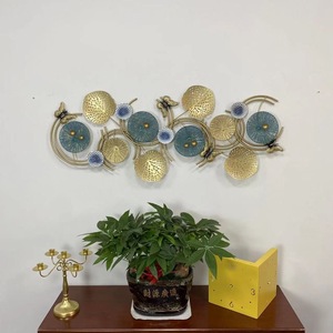 Décoration <span class=keywords><strong>murale</strong></span> verticale moderne de 127 x 47 cm, design élégant, vente en gros, décoration <span class=keywords><strong>murale</strong></span> <span class=keywords><strong>horizontale</strong></span> en métal - Product Image 3
