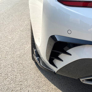 Bmw Rear <b>Corner</b> <b>Protector</b> Carbon Fiber Texture Adhesive Car Door Deflector 2019-2022 - Product Image 1