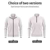 Survêtement de Football Homme Personnalisé, Veste et Pantalon de Jogging Sportifs à Fermeture Éclair Complète, Ensemble d'Entraînement de Soccer X25813