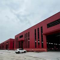 Bâtiment d'entrepôt préfabriqué au design moderne, abri extérieur en acier préfabriqué, entrepôt de stockage, entrepôt frigorifique à vendre