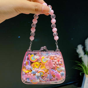 جديد لطيف الكرتون الجلود العلاقات الشعر مربع هدية الأطفال المحمولة مجموعة الزهور عقال من الفتيات - Product Image 4