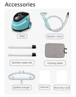 Défroisseur Vapeur Vertical Électrique Portable en Céramique Haute Performance, Fer à Repasser à Vapeur Puissant Anti-Brûlure à Sec pour Usage Domestique et Hôtelier