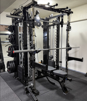 Xinrui Commercial Home Gym Power Cage Squat Rack Multi-Function Fitness Equipment Smith Machines Exercise Leg Workouts