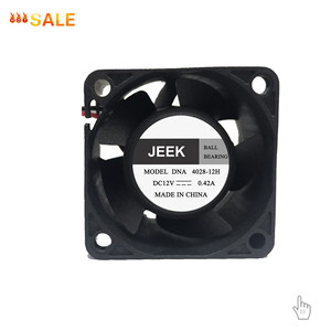 Ventilador Micro de Alta Velocidad JEEK 40x40x28mm 9000rpm 12V 0.42A 4028 para Refrigeración de Plataformas de Minería de GPU y Gabinetes de Control Industrial - Product Image 6