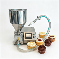 Machine de remplissage semi-automatique pour gâteaux, mousses, coupes de pâtisserie, chocolats, biscuits, puddings, cupcakes et pâtisseries de boulangerie
