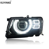 Modification de l'assemblage des phares Matrix Lens Daytime Running Turn Signal LED Light Phare pour Nissan Patrol Y61 2005-2022
