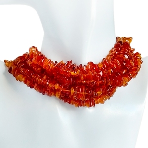 Pietre d'ambra di forma libera ambrate burattate lucidate ambra multicolore per la creazione di gioielli - Product Image 1