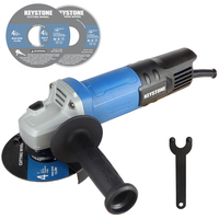 Meuleuse d'angle professionnelle 750W 115mm, vitesse à vide 11000 tr/min