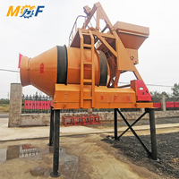 Malaxeur à tambour réversible série industrielle MHF 7,5 kW, capacité de 1000 L, équipement de mélange de béton pour l'ingénierie routière et ponteuse