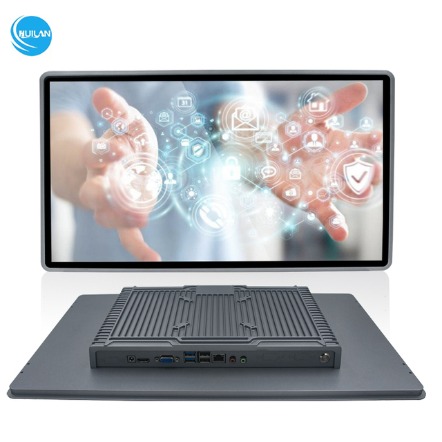 21.5 Inch Ip65 Window/Android/Linux 10 Point LCD Touchscreen Rugged All in One Fanless Embedded Industrial Panel Pc