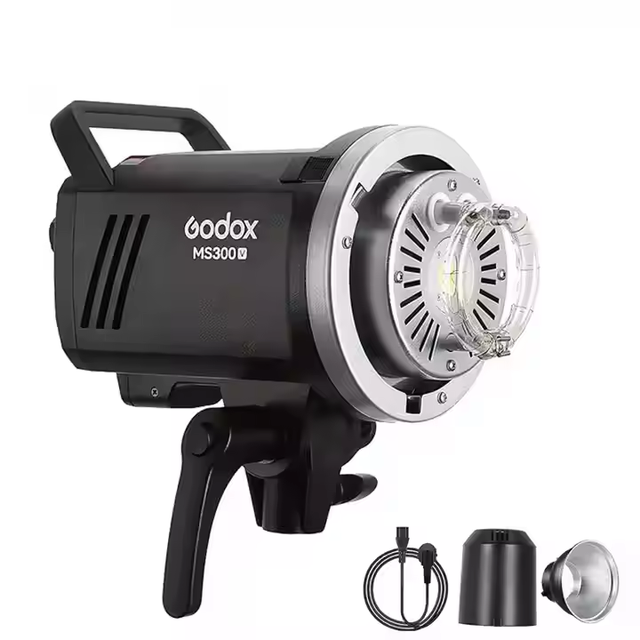 MS300V 300W High-Power Studio Flash with 2.4G Receiver Bowens Mount Light for Canon & Event Photography