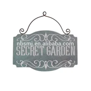 Wood Decorations Wholesales Vintage Metal Sign with Letters Patterns <strong>for</strong> Home Decor <strong>Garden</strong> Decoration Iron Europe <strong>Plaque</strong> Painted - Product Image 1