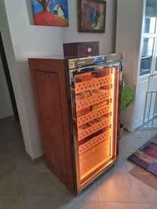 Humidor para Cigarros Raching Mon1800A de Fábrica China, Madera de Cedro Español, Sistema de Refrigeración por <span class=keywords><strong>Agua</strong></span>, Capacidad para 1200 Cigarros - Product Image 5