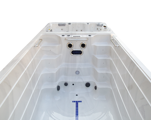 Piscina de spa de acrílico grande moderna para exteriores con cubierta de PVC Natación directa para adultos Inspirada en Suecia - Product Image 3