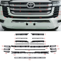 Grille de protection anti-insectes LC300 2022-2025, protection de radiateur, écran anti-insectes, kit complet sans perçage pour Toyota Land Cruiser