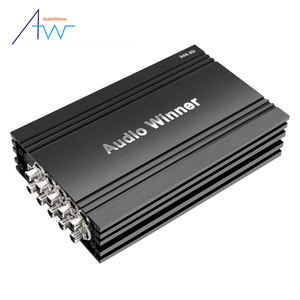 AudioWinner S68.6D Amplificateur de puissance audio professionnel pour voiture Classe D Télécommande LCD Égaliseurs 2 canaux Crossovers - Product Image 1