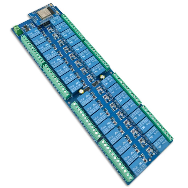 Wireless ESP32 32-Channel Relay Module Development Board With DC Supply Featuring WIFI and BT