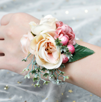 Poignet de mariage occidental fleur danse Performance Bracelet mariage perle poignet fleur