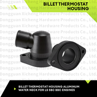 Boîtier de thermostat pivotant usiné CNC en aluminium usiné, avec raccord d'eau