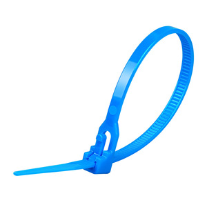 Bridas de nailon reutilizables Chengda Plastics de 4x150 mm con cierre a presión para agrupación de cables eléctricos - Product Image 1