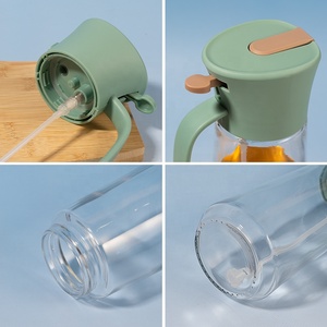 Empry Distributeur <span class=keywords><strong>de</strong></span> brumisateur d'huile/vinaigre 2 en 1 en verre <span class=keywords><strong>de</strong></span> luxe Pulvérisateur d'huile d'olive multifonction pour la cuisine Pulvérisateur <span class=keywords><strong>de</strong></span> qualité supérieure - Product Image 3