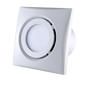 Ventilateur d'extraction mural silencieux 220V 4-6 pouces à haut débit d'air pour salle de bain avec lumière LED, fonctionnement silencieux, faible bruit - Product Image 6