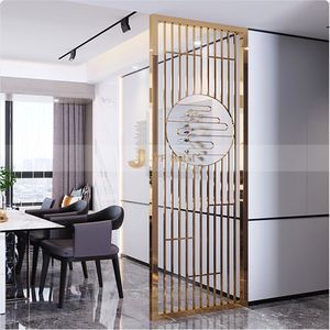 EX368 Modern Stainless Steel Living Room Partition Design Hotel Luxury Partition <b>Wall</b> Divider Home Room Divider <b>Wall</b> Panel - Product Image 3