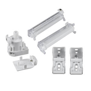 Factory Direct Großhandel Hochzeit Roman Vorhang Zubehör Langlebige moderne Rollos aus weichem Stoff mit Schienen befestigungs halterungen - Product Image 1