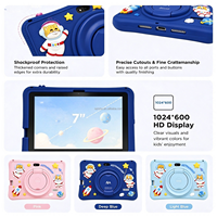 Penjualan Langsung Pabrik Tablet Anak 7 Inch Qualcomm 8916 CPU 5800mAh Anti Benturan WiFi Tablet Edukasi untuk Anak-Anak